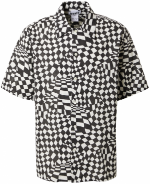 HOPE Košeľa  čierna / šedobiela