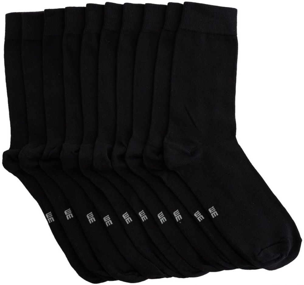 WE Fashion Ponožky  čierna