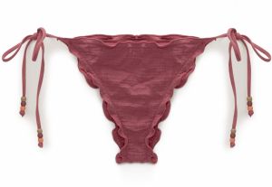 Pull&Bear Bikinové nohavičky  farba lesného ovocia