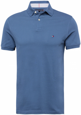 TOMMY HILFIGER Tričko  modrá / červená / biela