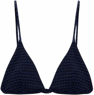 Pull&Bear Bikinový top  enciánová / čierna