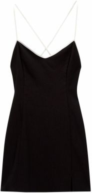 Pull&Bear Šaty  čierna / biela