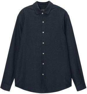 Pull&Bear Košeľa  námornícka modrá