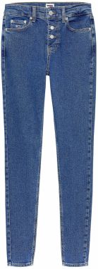 Tommy Jeans Džínsy 'Nora'  modrá denim / červená / biela