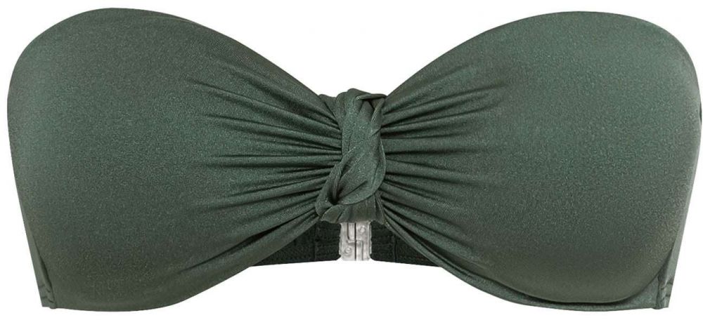 LSCN by LASCANA Bikinový top 'Nele'  tmavozelená
