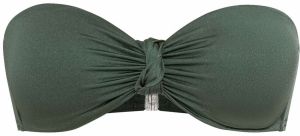 LSCN by LASCANA Bikinový top 'Nele'  tmavozelená
