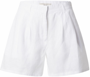 Gina Tricot Plisované nohavice  biela