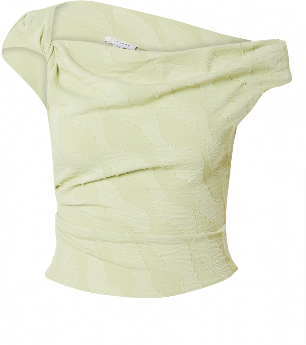 TOPSHOP Top  pastelovo zelená