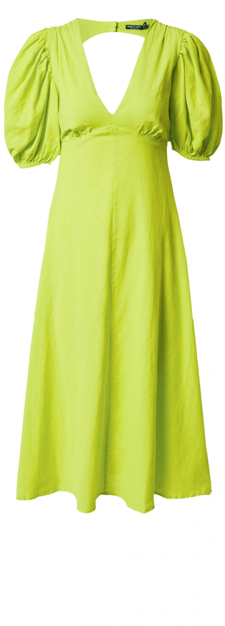Nasty Gal Letné šaty  limetová