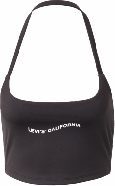 LEVI'S ® Top 'Graphic 90's Halter Crop'  hnedá / biela