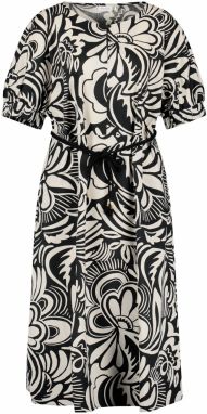 GERRY WEBER Letné šaty  nebielená / čierna / biela