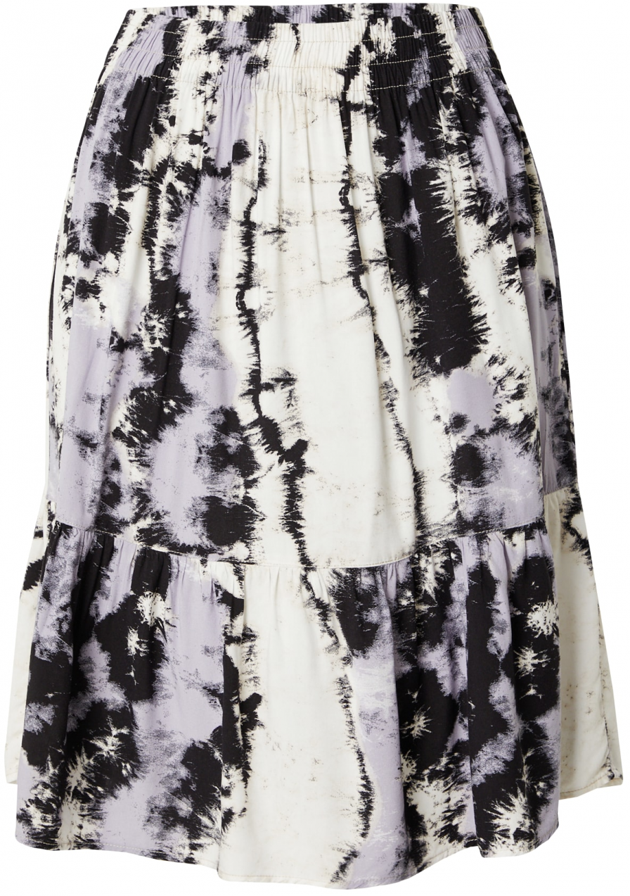 QS Sukňa  sivá / čierna / šedobiela