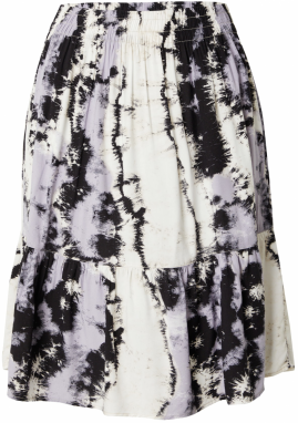 QS Sukňa  sivá / čierna / šedobiela