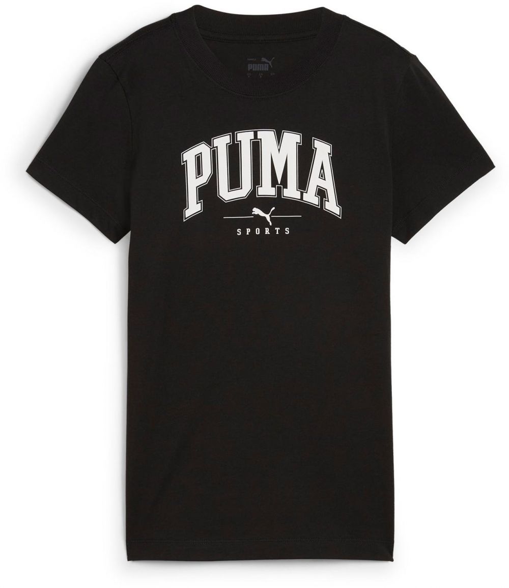 PUMA Tričko 'Squad'  čierna / biela