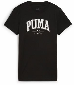 PUMA Tričko 'Squad'  čierna / biela