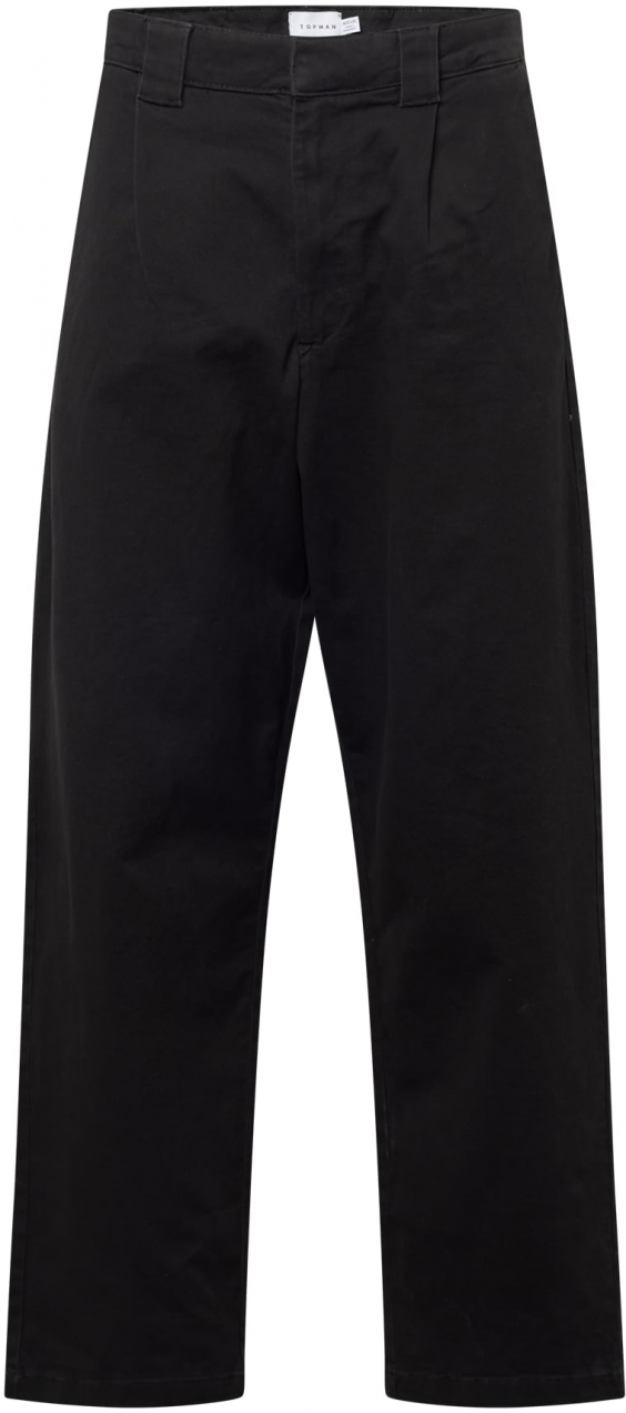 TOPMAN Nohavice  čierna
