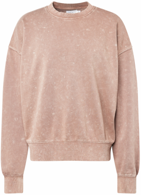 TOPMAN Mikina  tmavošedá / biela