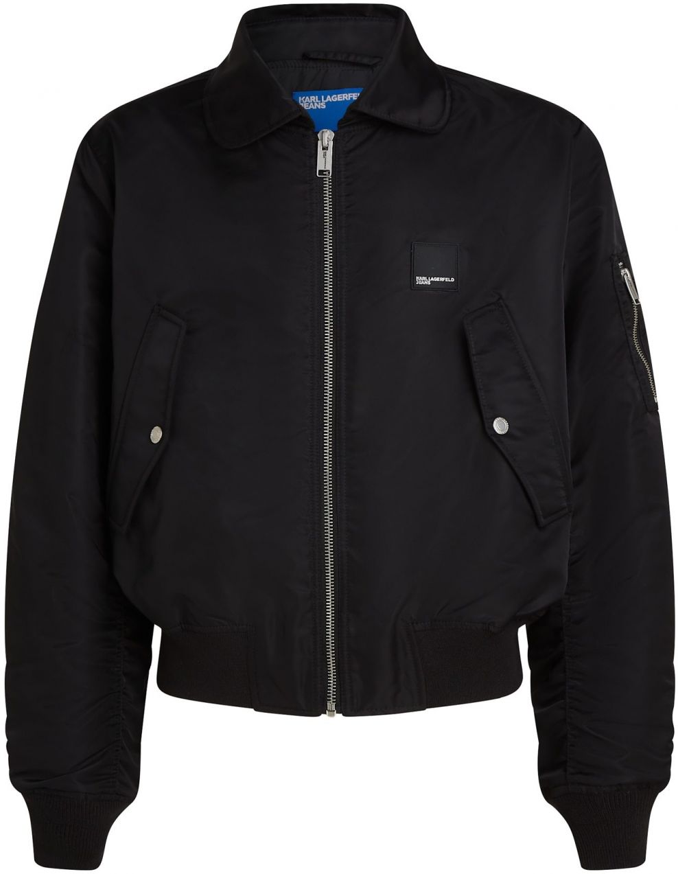 KARL LAGERFELD JEANS Prechodná bunda  čierna