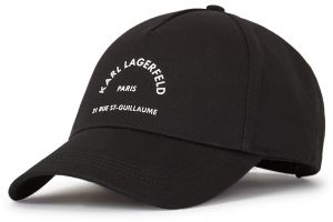 Karl Lagerfeld Čiapka 'Rue St-Guillaume'  čierna / biela