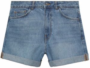 MANGO Džínsy  modrá denim
