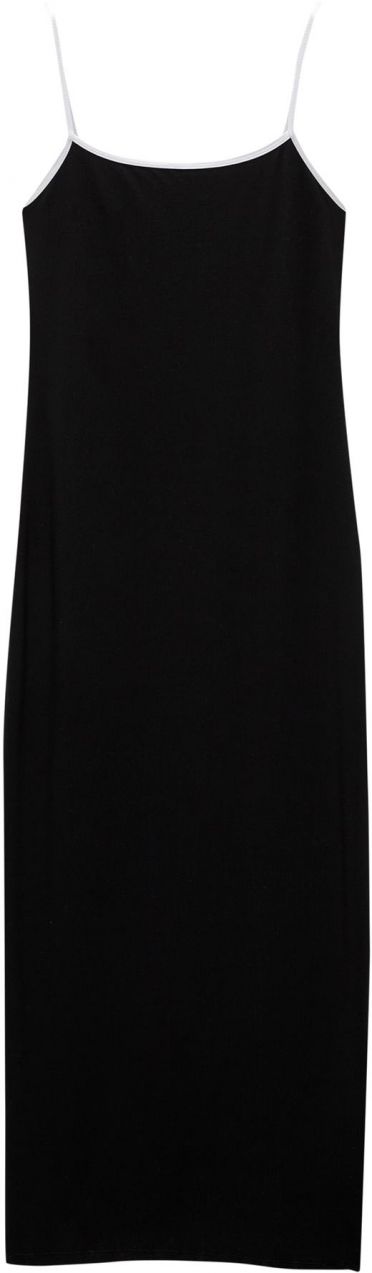 Pull&Bear Šaty  čierna / biela