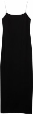 Pull&Bear Šaty  čierna / biela