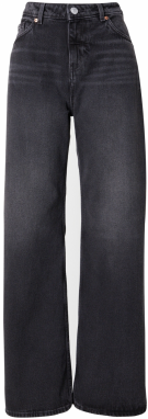 Monki Džínsy  čierny denim