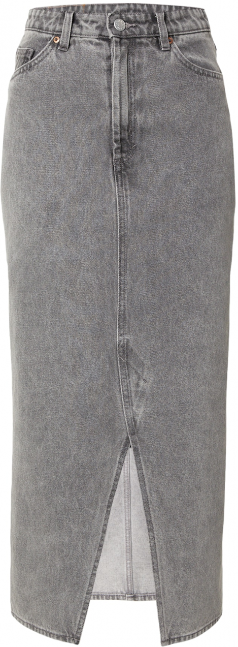 Monki Sukňa  sivý denim