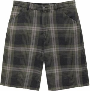 Pull&Bear Nohavice  antracitová / olivová / biela