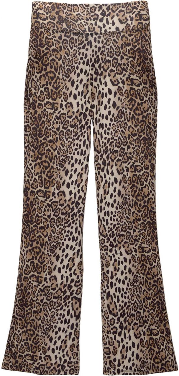 Pull&Bear Nohavice  hnedá / čierna / biela