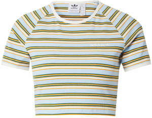 ADIDAS ORIGINALS Tričko  námornícka modrá / svetlomodrá / oranžová / biela