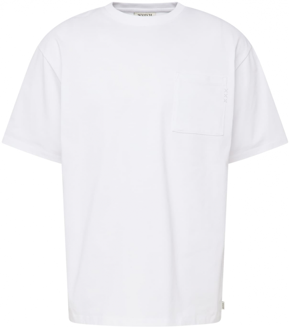 SCOTCH & SODA Tričko 'CORE'  biela