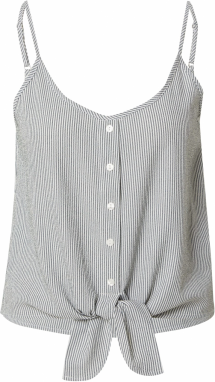 ONLY Top 'ONLLECEY'  svetlosivá / biela