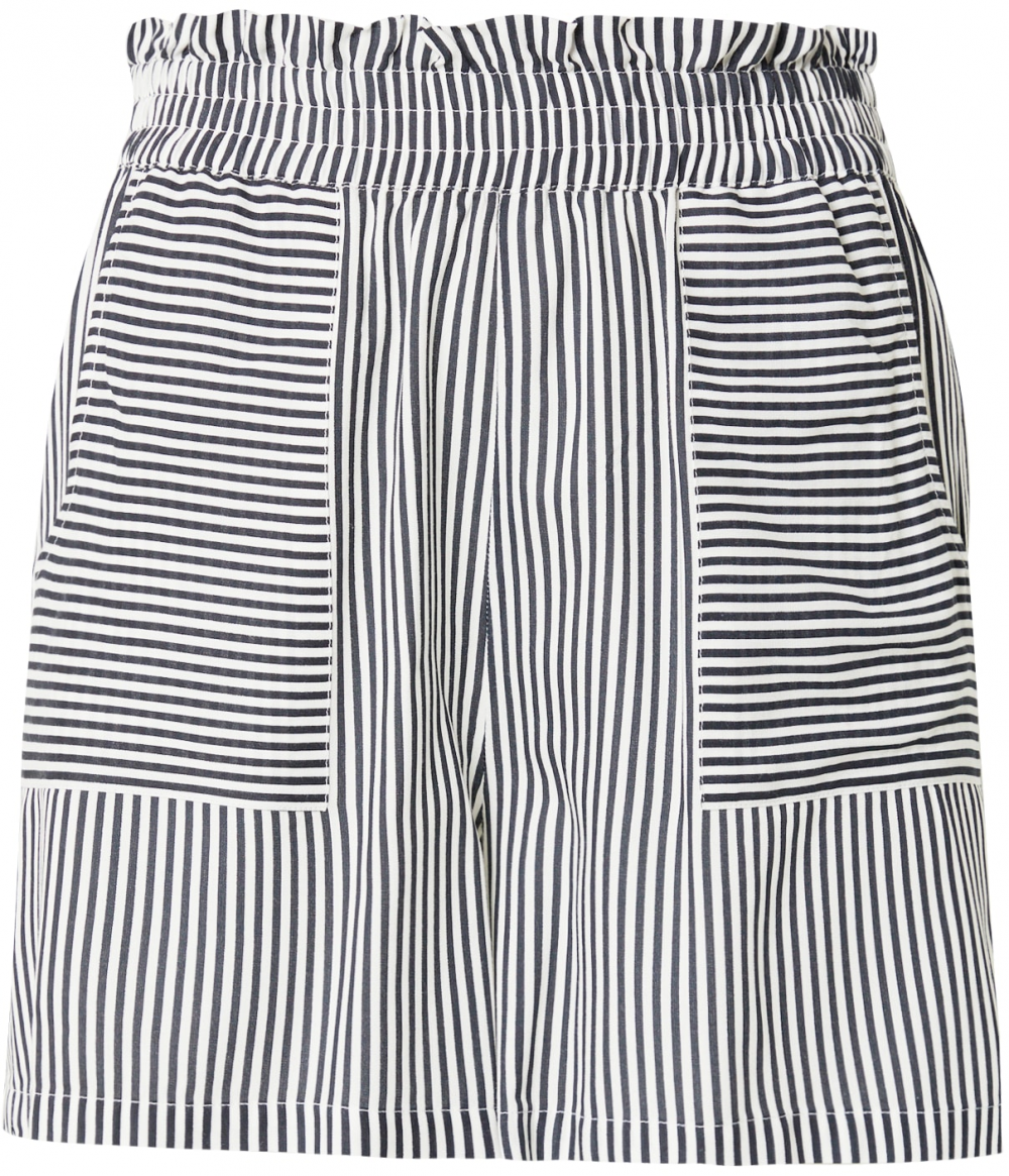 VERO MODA Nohavice 'VMBUMPY'  námornícka modrá / biela