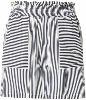 VERO MODA Nohavice 'VMBUMPY'  námornícka modrá / biela