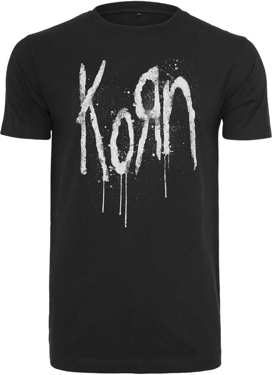 Mister Tee Tričko 'Korn Still a Freak'  sivá / svetlosivá / čierna / biela