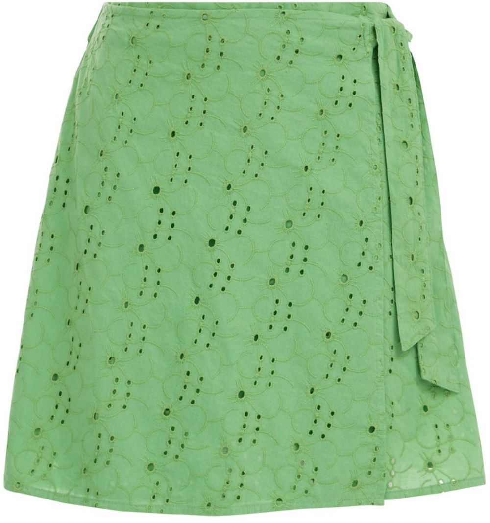 WE Fashion Sukňa  svetlozelená
