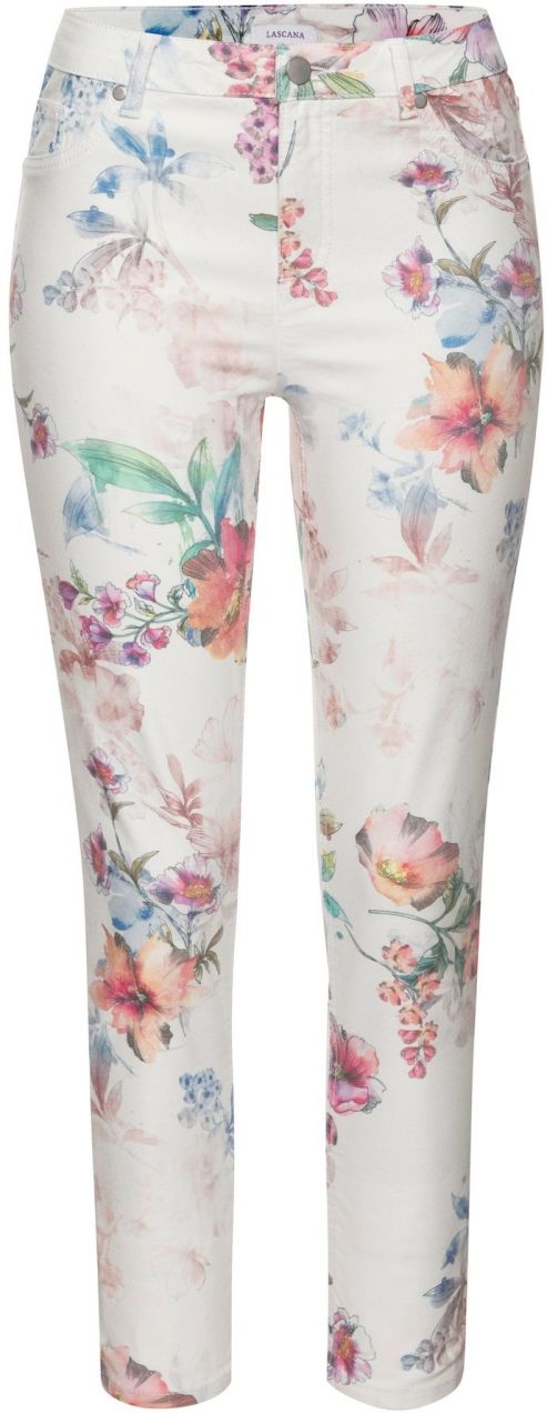 LASCANA Jeggings  zmiešané farby / biela