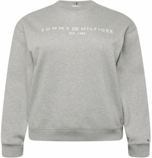 Tommy Hilfiger Curve Mikina  sivá / biela