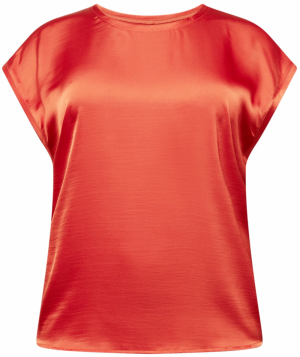 Vero Moda Curve Blúzka 'VMCREBA'  oranžovo červená
