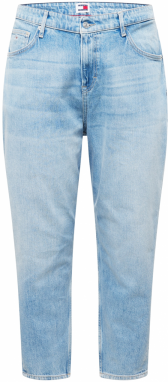 Tommy Jeans Curve Džínsy  námornícka modrá / svetlomodrá / červená / biela