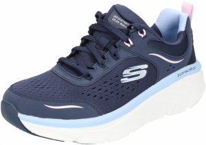 SKECHERS Nízke tenisky 'D'LUX WALKER 2.0 - DAISY DOLL'  námornícka modrá / pastelovo modrá / pastelovo ružová