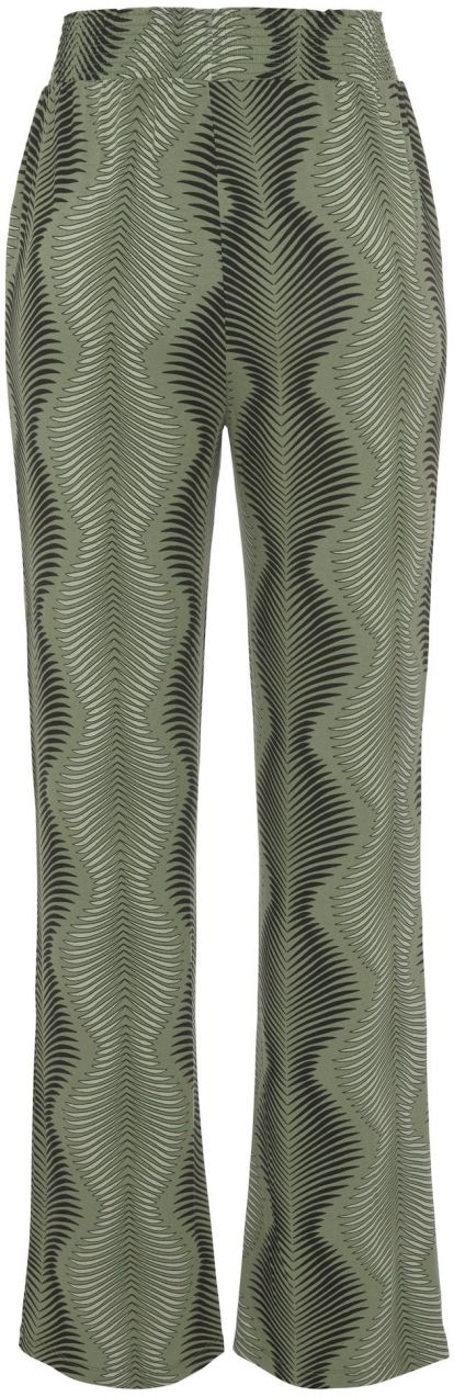 LASCANA Nohavice  olivová / tmavozelená