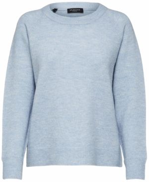 SELECTED FEMME Sveter 'SLFLulu'  pastelovo modrá