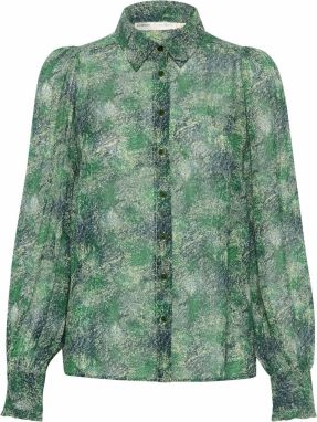 InWear Blúzka 'Davila'  modrá / zelená / biela