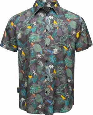 Ragwear Košeľa 'Omerro'  sivá / zmiešané farby