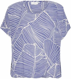 Kaffe Blúzka 'Amber'  indigo / biela