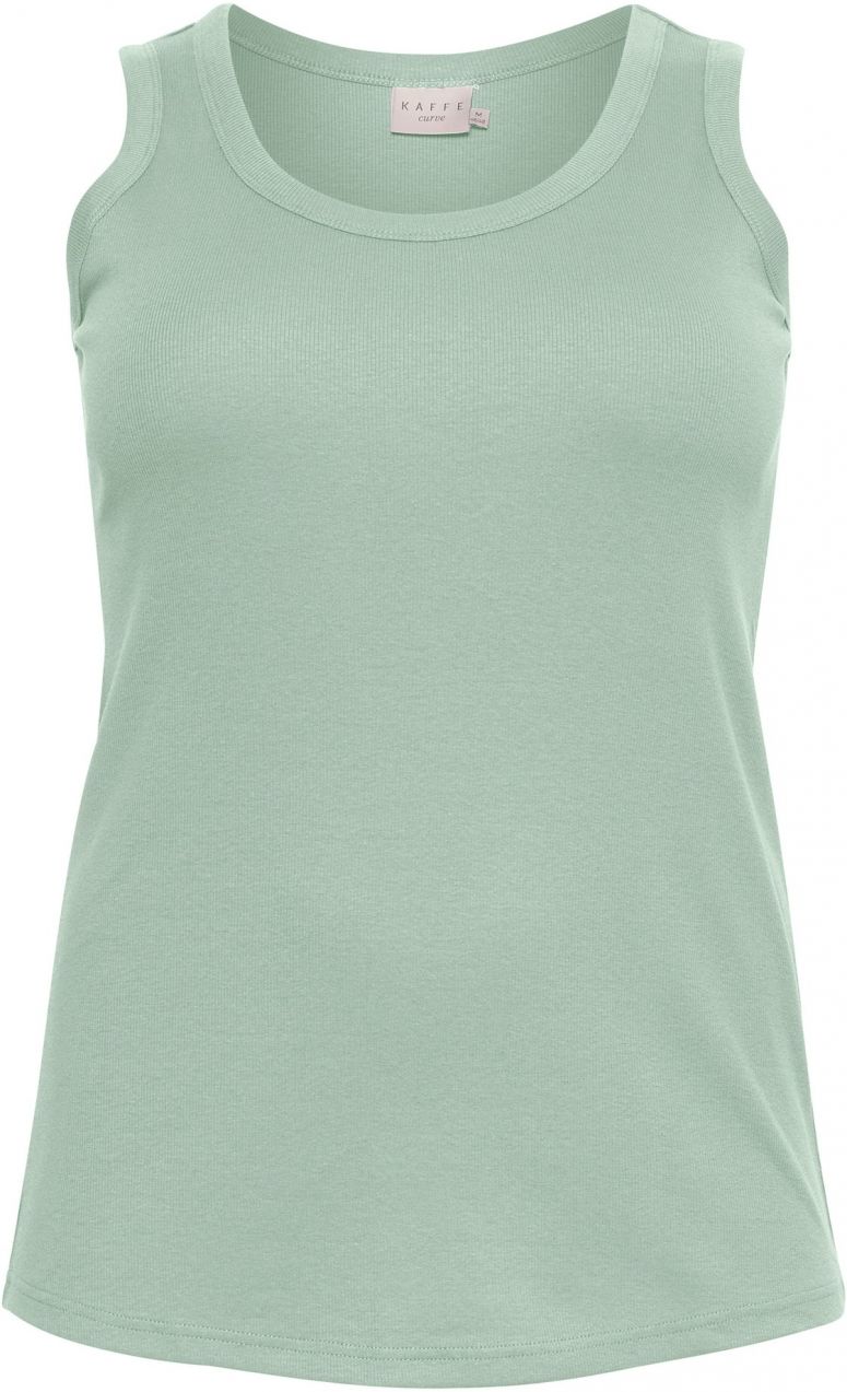 KAFFE CURVE Top 'Carina'  pastelovo zelená