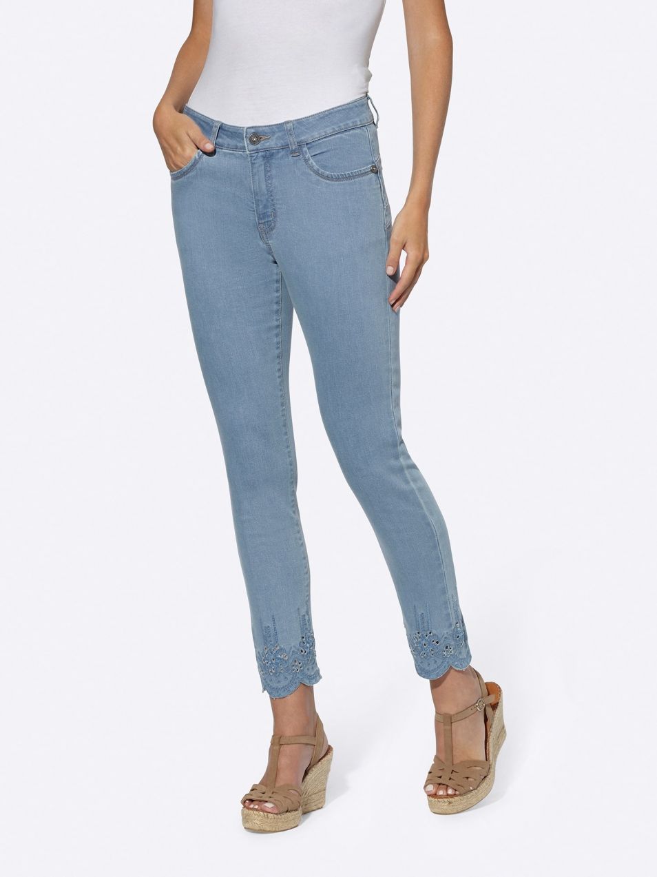 heine Džínsy  modrá denim