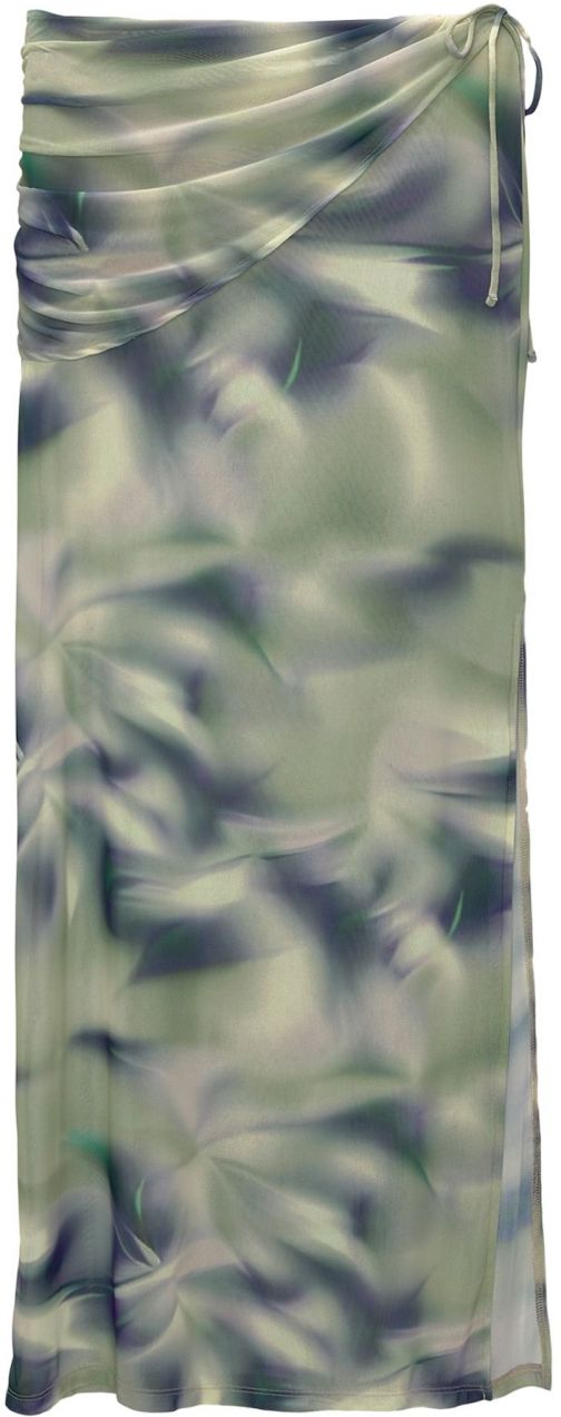 Pull&Bear Sukňa  námornícka modrá / žltá / zelená / fialová